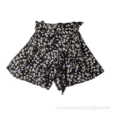 Women's Casual Elastic Printing Summer Shorts